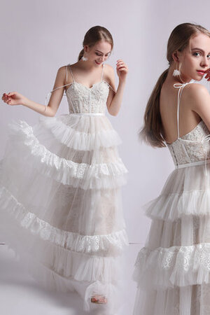 Abito da sposa stupefacente a sala in pizzo cerniera lungo lusso - Foto 2