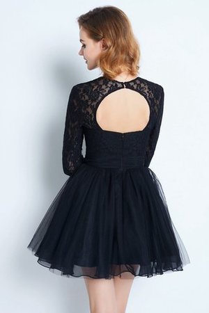 Robe de cocktail courte elevé de princesse avec manche longue ligne a - Photo 2