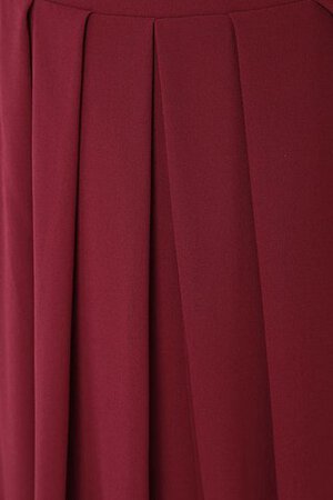 Abito da Damigella Senza Maniche in Chiffon Lungo Semplice - Foto 9