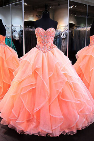 Robe de bal charmant avec cristal salle interne en organza derniere tendance - Photo 1