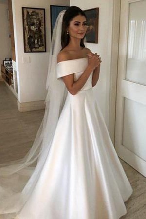 Robe de mariée de traîne courte pétillant longueur au ras du sol spécial romantique - Photo 4