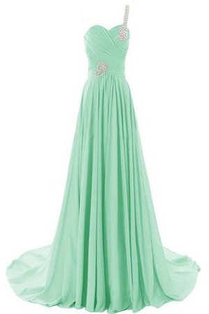 Vestido de Dama de Honor de Corte-A de Volantes Adorno de con Lentejuelas de Cremallera - Foto 1