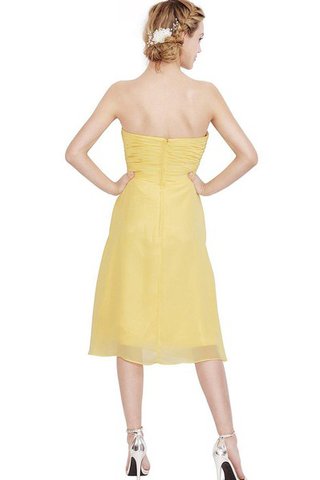 Robe douce seize plissage naturel avec chiffon avec perle ruché - Photo 2