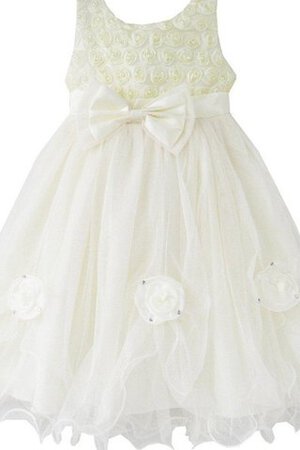 Vestido de Floristas de Corte-A de Escote redondo de Flores de con Lentejuelas - Foto 1