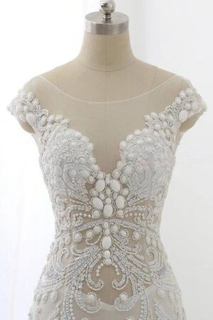 Robe de bal vintage distinguee de sirène avec zip avec perle - Photo 3