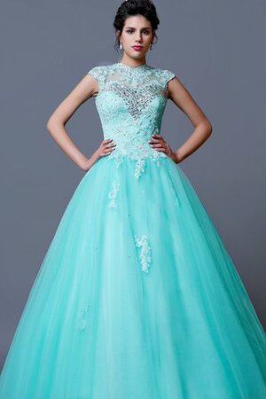 Robe douce seize delicat intemporel avec perle textile en tulle longueur au ras du sol - Photo 1