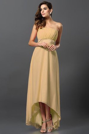 Vestido de Dama de Honor de Corte princesa de Asimétrico Dobladillo de Alto Bajo - Foto 12