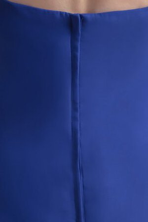 Robe de soirée avec sans manches col en forme de cœur avec chiffon - Photo 6