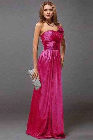 Robe demoiselle d'honneur longue jusqu'au sol avec zip de lotus manche nulle - Photo 11
