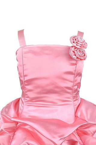 Robe de cortège enfant bandouliere spaghetti avec fleurs de lotus manche nulle - Photo 2