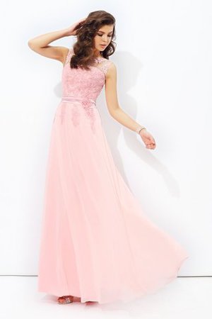 Robe de soirée formelle manche nulle col u profond de princesse decoration en fleur - Photo 6