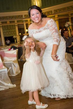 Abito da Sposa con Applique in Pizzo Moderno Vintage a Spiaggia Semplice - Foto 1