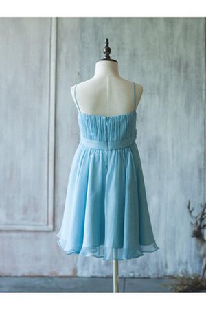A-Linie langes wadenlanges Blumenmädchenkleid mit Blume mit Rüschen - Bild 4