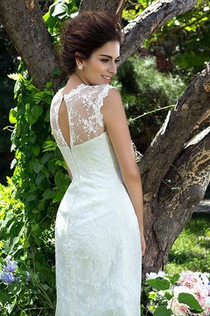 Robe de mariée bref naturel a-ligne de princesse fermeutre eclair - Photo 8