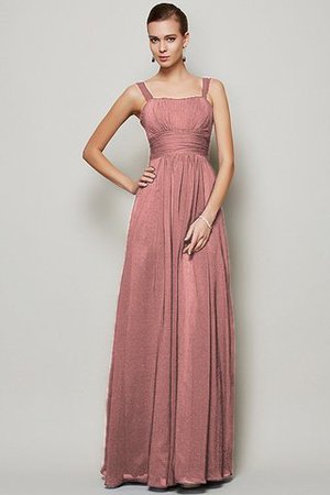 Robe demoiselle d'honneur longue plissage avec zip longueur au ras du sol en chiffon - Photo 20