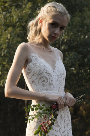 Glamouroso&Dramatico Vestido de Novia en Encaje de Playa de Encantador - Foto 4