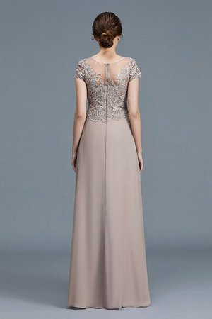 Abito mamma Sposa con Manica Corte Principessa Naturale Tondo in Chiffon - Foto 2