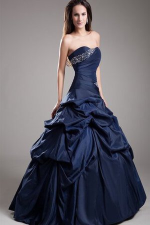 Abito Quinceanera A-Line con Perline radiosa in Taffeta con Increspato - Foto 3