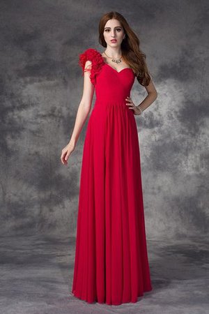 Robe de bal solennelle d'épaule asymétrique de princesse a-ligne en chiffon - Photo 7