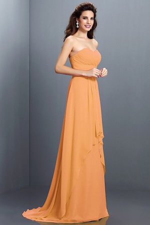 Vestido de Dama de Honor de Corte princesa de Corte-A de Cola Barriba de Cremallera - Foto 20