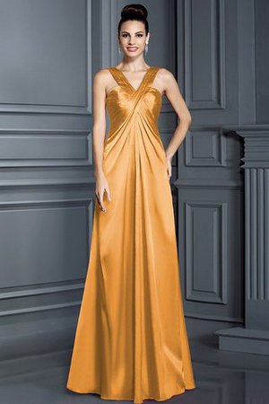 Spaghetti Träger A Linie Ärmelloses Empire Taille Anständiges Brautjungfernkleid - Bild 20