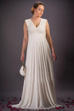 Robe de mariée avec décoration dentelle en plein air haute qualité modeste grandiose - Photo 1