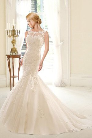 Robe de mariée charmeuse modeste plissé elégant romantique - Photo 1