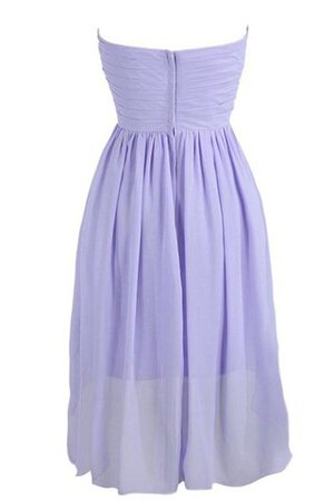 Abito Laurea Cerniera A-Line in Chiffon con Increspato con Piega Naturale - Foto 2
