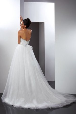 Clasico Vestido de Novia de Corte princesa de Abalorio de Largo - Foto 3
