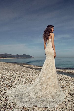 Abito da Sposa favola Senza Maniche senza strap lusso a Spiaggia Spazzola Treno - Foto 2