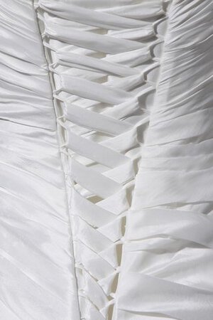 Robe de mariée sexy avec sans manches avec lacets de col en v ruché - Photo 5