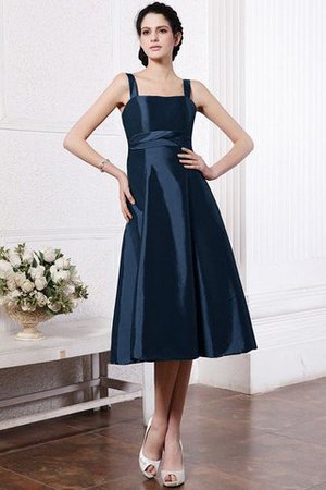 Ärmelloses Prinzessin Knielanges Brautjungfernkleid mit Reißverschluss mit Empire Taille - Bild 9