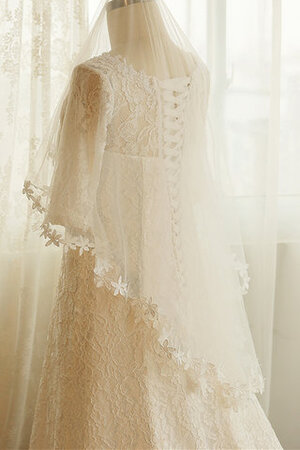 Robe de mariée a eglise longueru au niveau de sol rêveur luxueux naturel - Photo 5