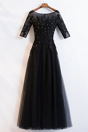 Faszinierend Modernes Elegantes Ballkleid mit Applike mit Bootsförmiger Ausschnitt - Bild 1