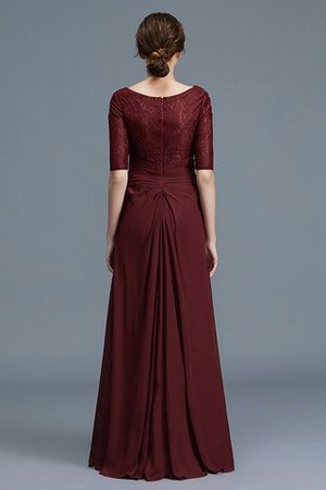 Abito mamma Sposa A-Line Principessa con Mezze Maniche A Terra in Chiffon - Foto 2