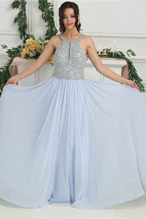 Chiffon Gewinnend Sittsames Extravagantes Bodenlanges Ballkleid - Bild 4