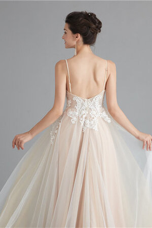 Robe de mariée coupé en satin extensible fermeutre eclair femme branché romantique - Photo 5