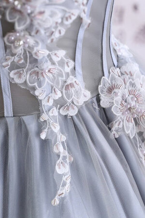 Robe de bal de princesse textile en tulle distinctif cordon de bustier - Photo 6