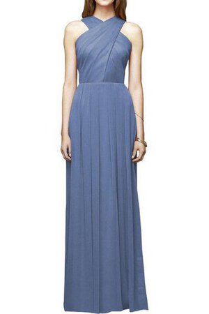 Robe demoiselle d'honneur plissé avec chiffon ligne a - Photo 1
