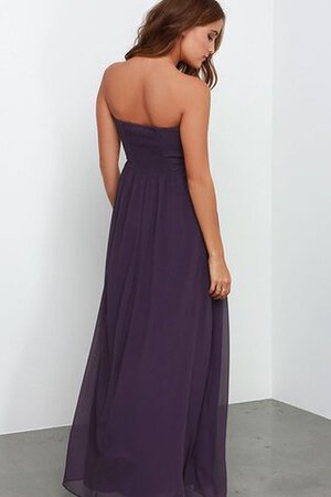 Abito da Damigella in Chiffon Elegante Lungo A-Line senza spalline - Foto 18