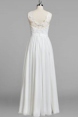 Abito da Sposa Alla Caviglia decorato Cerniera sexy a riva A-Line - Foto 2