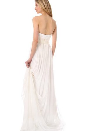 Abito da Sposa Impero Coda A Strascico Cappella A Terra Cerniera con Nastro Lungo - Foto 2