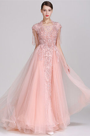 Robe de mariée a salle intérieure en dentelle ligne a absorbant longue - Photo 1