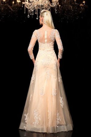 Robe de mariée longue sexy avec manche longue appliques de princesse - Photo 2