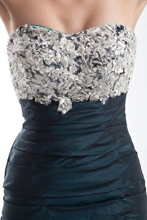 Meerjungfrau Stil trägerloser Ausschnitt gerüschtes Abendkleid mit Bordüre - Bild 3