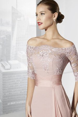 Robe de bal plissé luxueux classique en 1/2 manche de fourreau - Photo 2