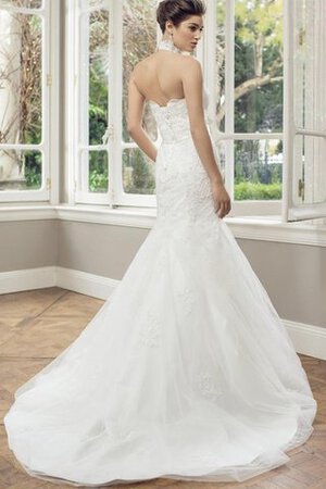 Vestido de Novia de Corte Sirena en Encaje y Tul de Cordón de Hasta el suelo - Foto 2
