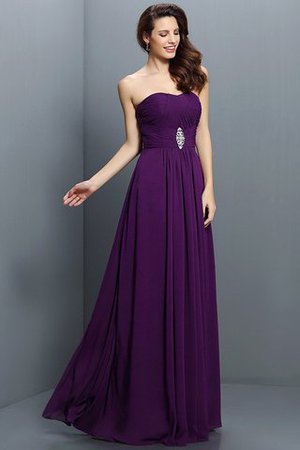Chiffon Prinzessin Empire Taille A Linie Reißverschluss Brautjungfernkleid - Bild 13