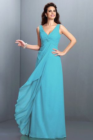A-Line Empire Taille Spaghetti Träger Anständiges Attraktives Brautjungfernkleid - Bild 3
