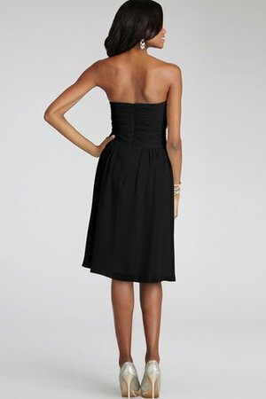 Abito da Damigella con Criss-cross senza spalline in Chiffon con Increspato Corto - Foto 32